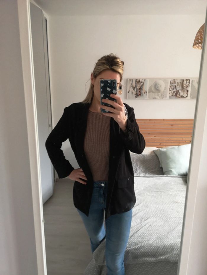 Veste blazer femme noir Andy & Lucy Taille L noir - photo numéro 4