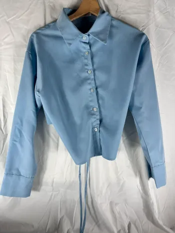 Chemise cintrée bleu YesStyle