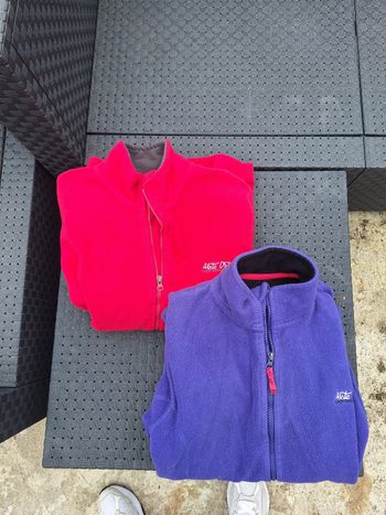 Lot de 2 vestes polaire