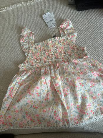 Blouse kiabi fleurie 36mois neuf