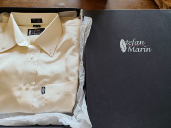 Chemise homme  pure soie T 40 dans emballage idéale cérémonie 