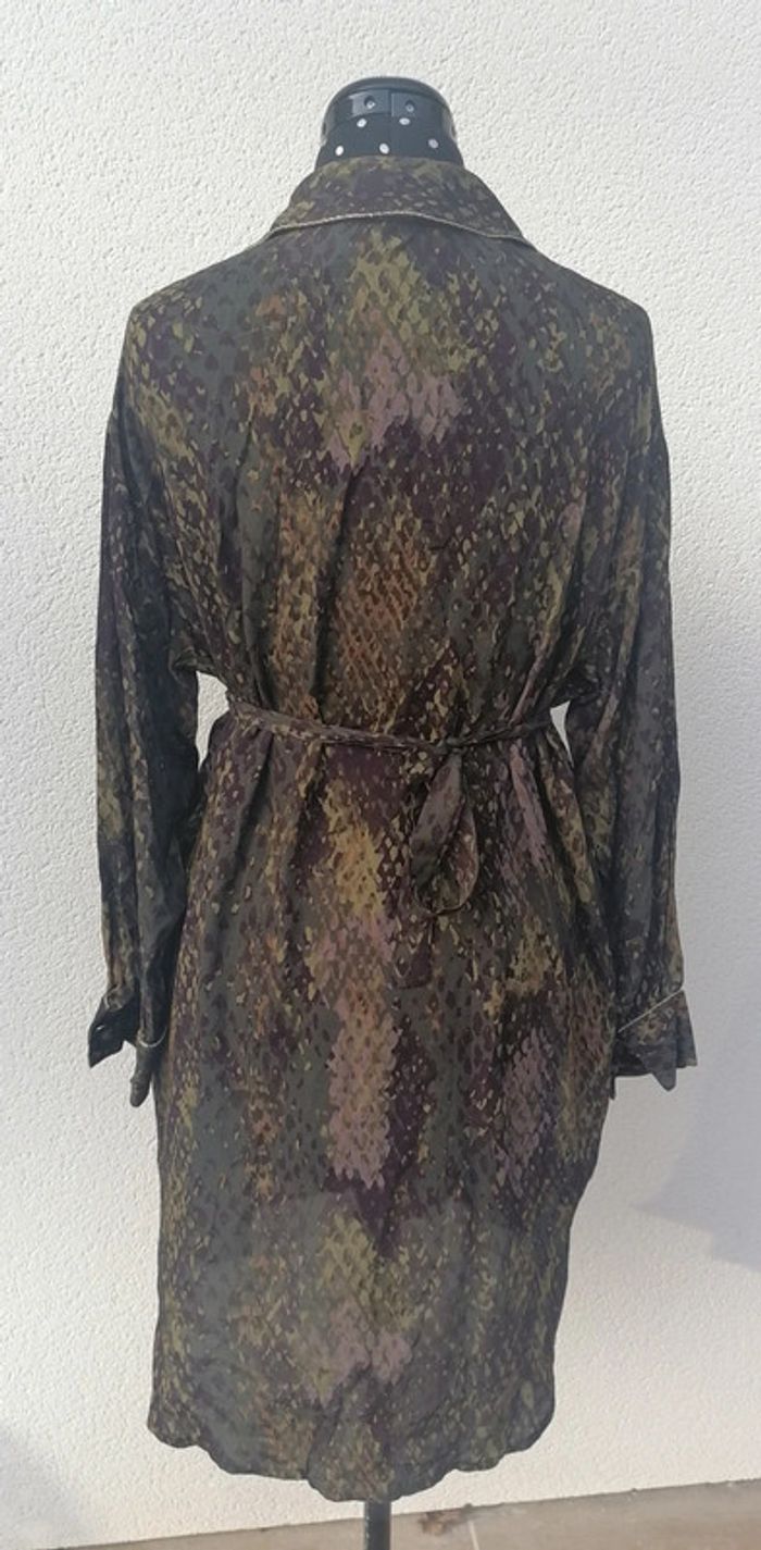 Robe fluide militaire kaki violet Taille M Ottod'ame - photo numéro 5