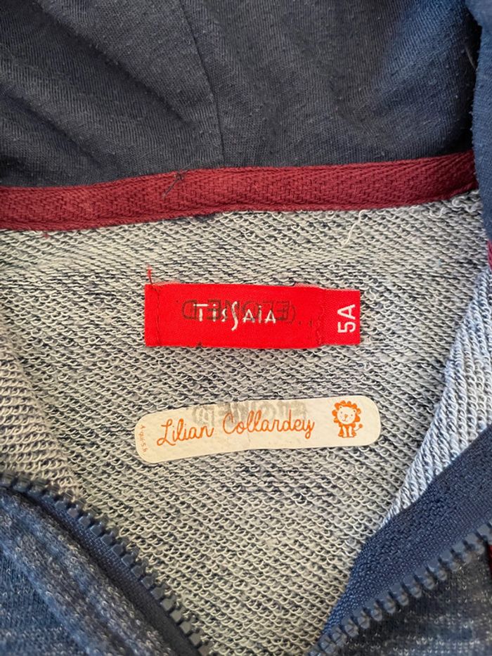 Sweat zippé 5ans Tissaia - photo numéro 5