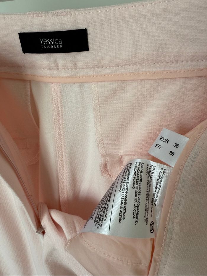C&A Chino – Rose clair – Taille 38 - Yessica Tailored - photo numéro 3