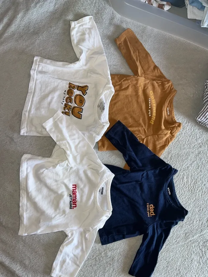 Lot de 4 t-shirt