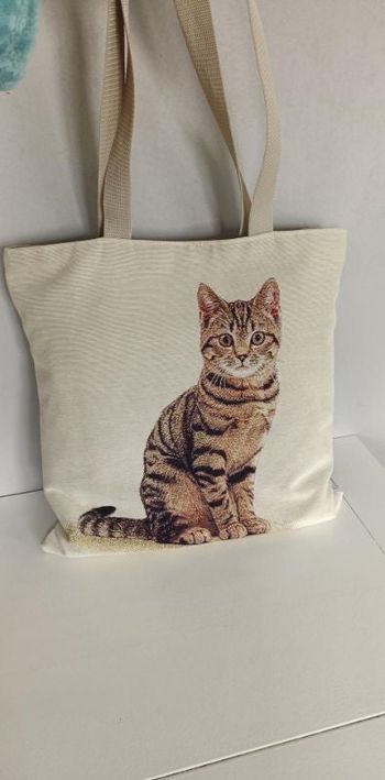tote bag chats avec rangements renforcés