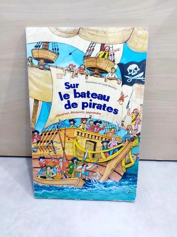📚 Livre jeux : Sur le bateau de pirates, observer, découvrir, apprendre