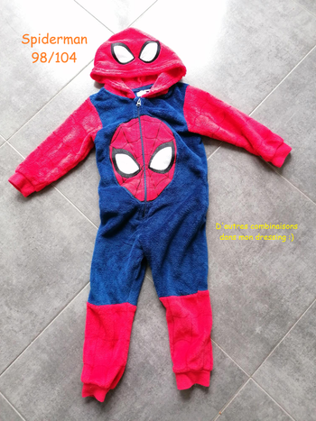 Pyjama tout doux combinaison 3-4 ans 98-104 marvel spiderman