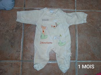 Pyjama garçon 1 MOIS