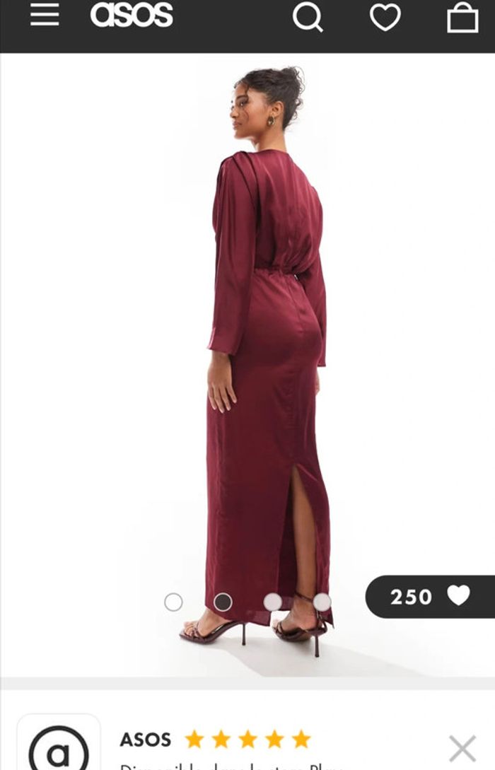Robe de soirée satinée - photo numéro 12