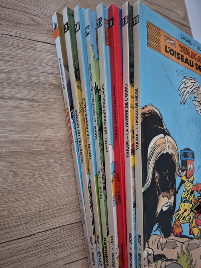 Lot de 8 bandes dessinées Yakari
