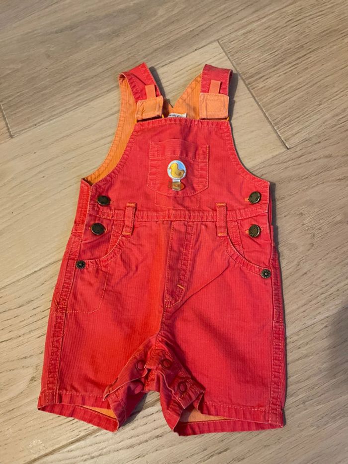 Ensemble salopette + t-shirt - Grain de blé - 3mois - photo numéro 2