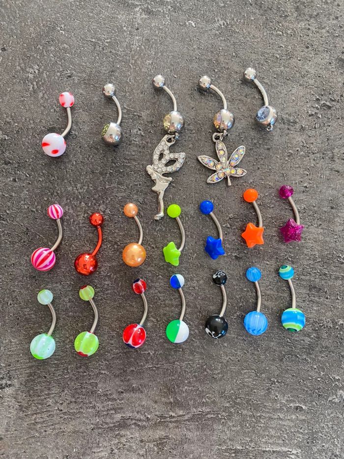 Lot piercings nombril neuf