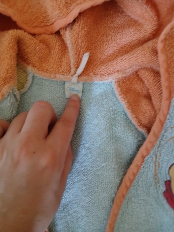 Peignoir éponge 18-24 mois disney - photo numéro 2