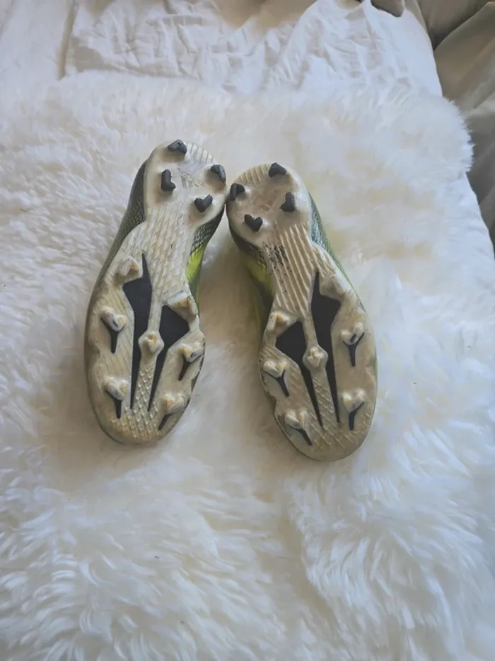 Chaussure foot adidas X crazy fast jaune mirageskin - photo numéro 7