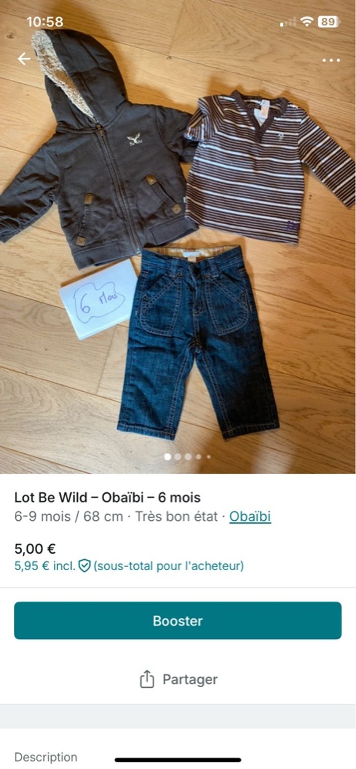 🧸 Lot hiver 6 mois 36 pièces - photo numéro 2