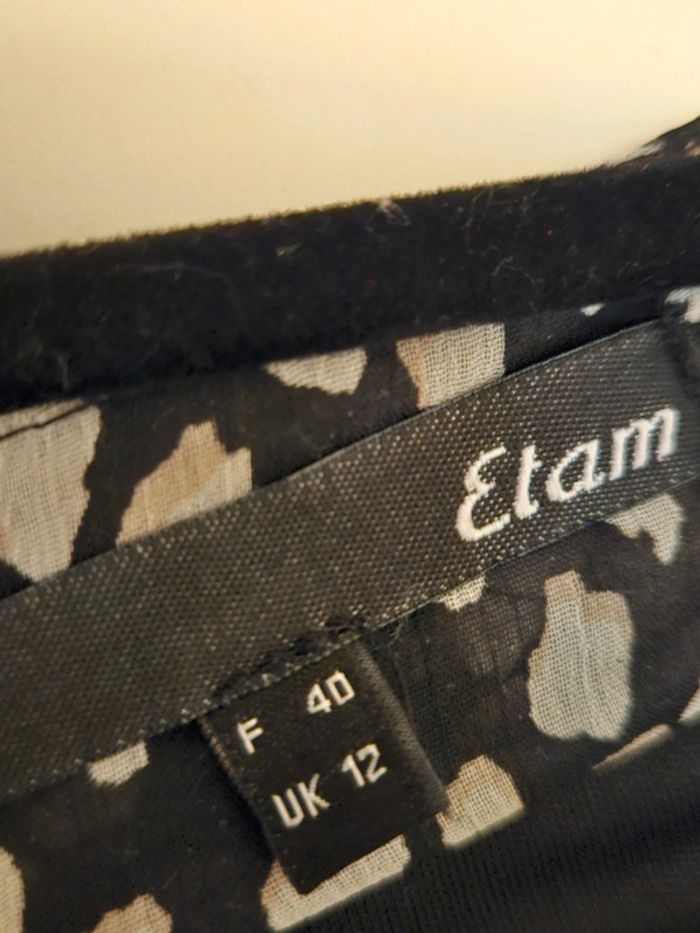 Robe leopard cache coeur en voile Etam - photo numéro 4