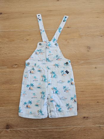 Salopette motifs palmiers 