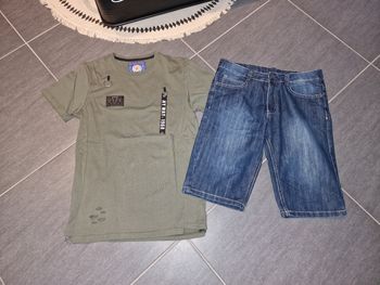 T-shirt + short garçon 14 ans