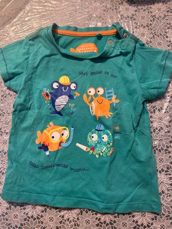 Teeshirt avec dessins aquatique