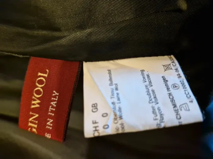 Manteau long noir en pure laine vierge – T.50 - photo numéro 5