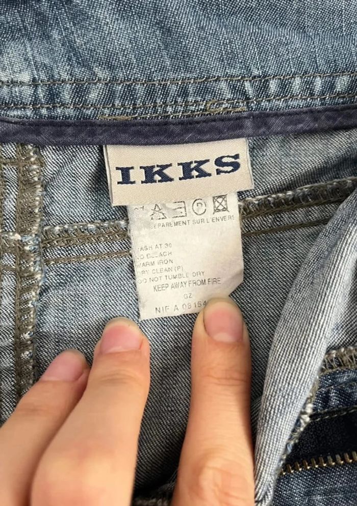 Mini jupe en jean vintage IKKS - photo numéro 2