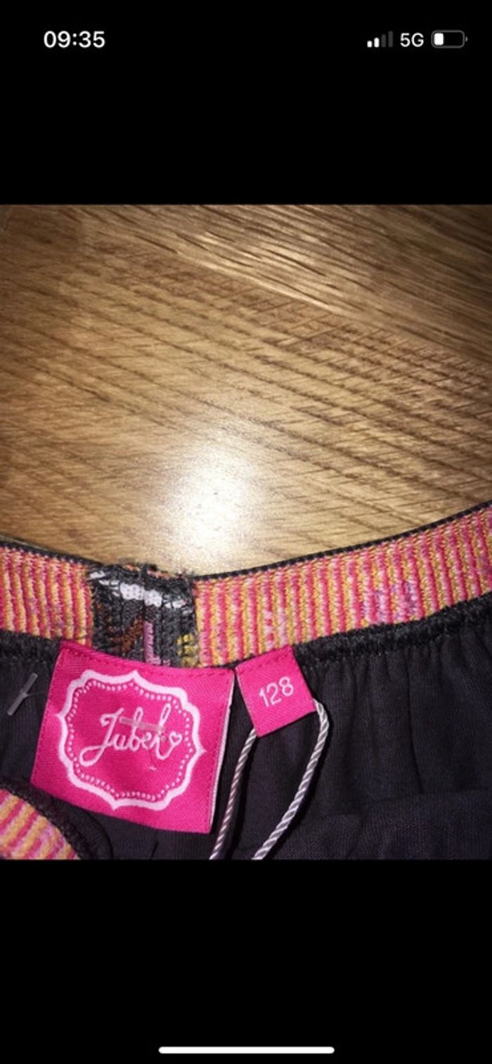 Jupe grise motifs jubelo neuve avec étiquette 8 ans/128 cm - photo numéro 2