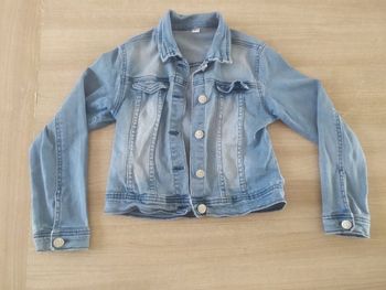Veste en jean fille 8 ans