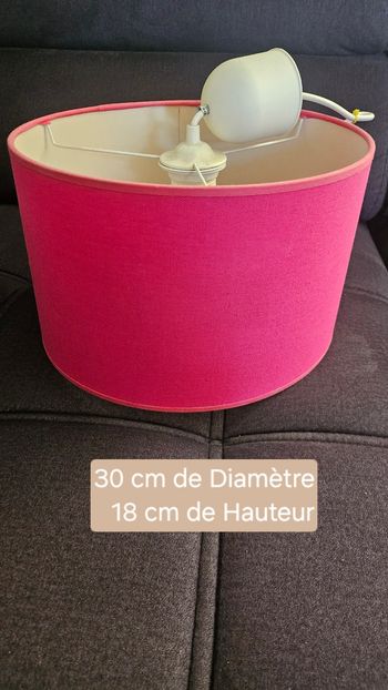 Abat-jour rose NEUF