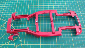 Carcasse carrosserie inférieure Bburago Burago Ferrari 250 Testa Rossa 1957 1/18 1/18e #C19