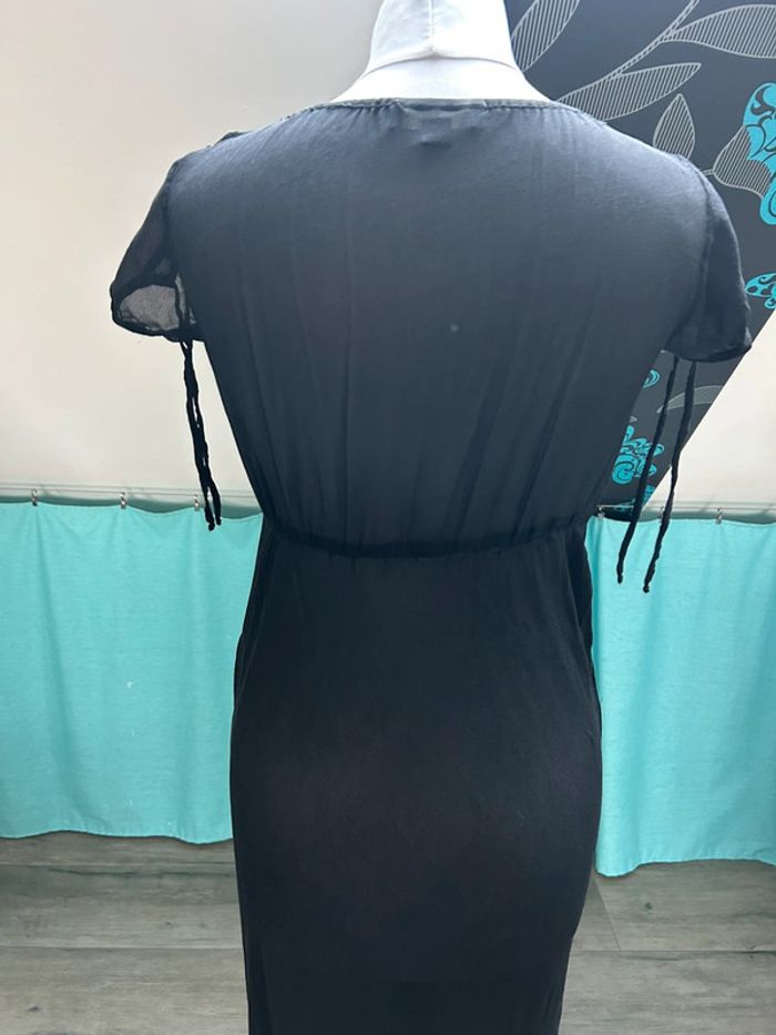 Chemise de nuit noire transparente - photo numéro 6