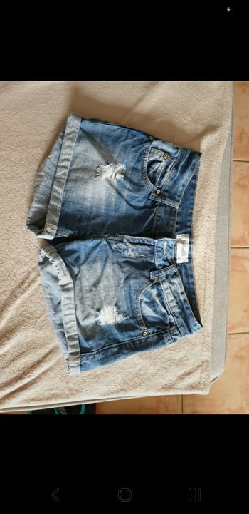 Short denim Place du jour femme