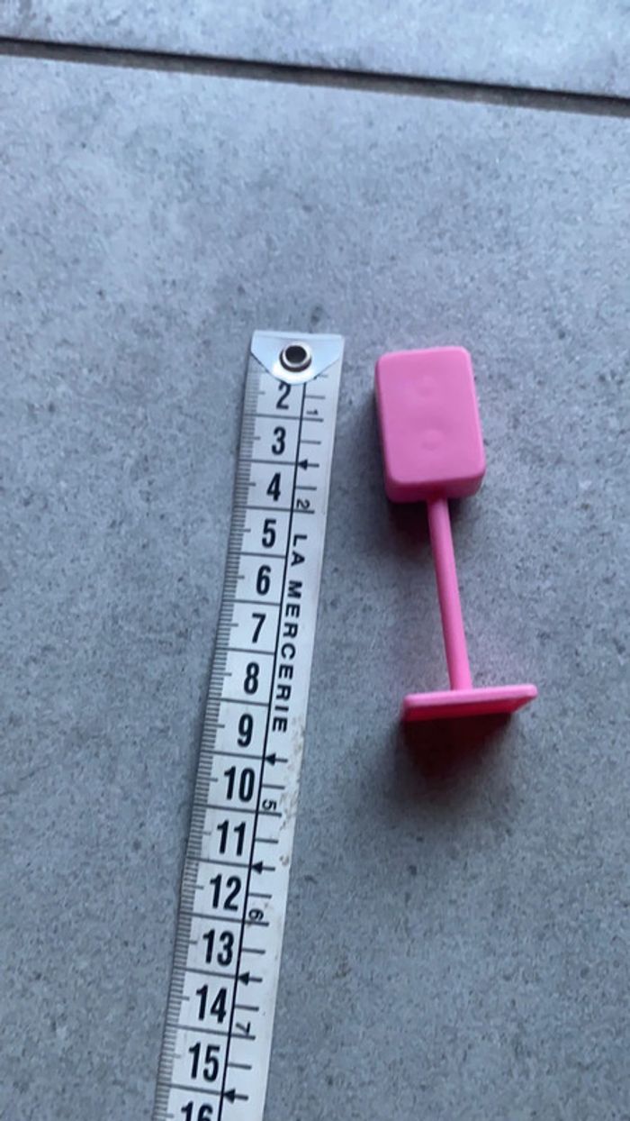 Accessoires maison de poupée son stéréo sur pied en plastique - photo numéro 3