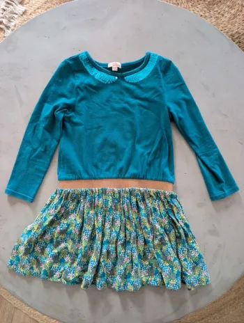 Robe manches longues ceinture dorée 6 ans Du pareil au Même