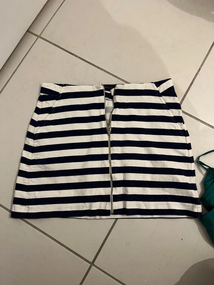 Jupe à rayure Zara