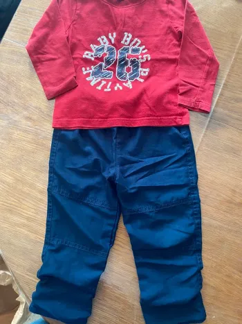 Ensemble 23 mois – Tee-shirt manches longues + pantalon jogging