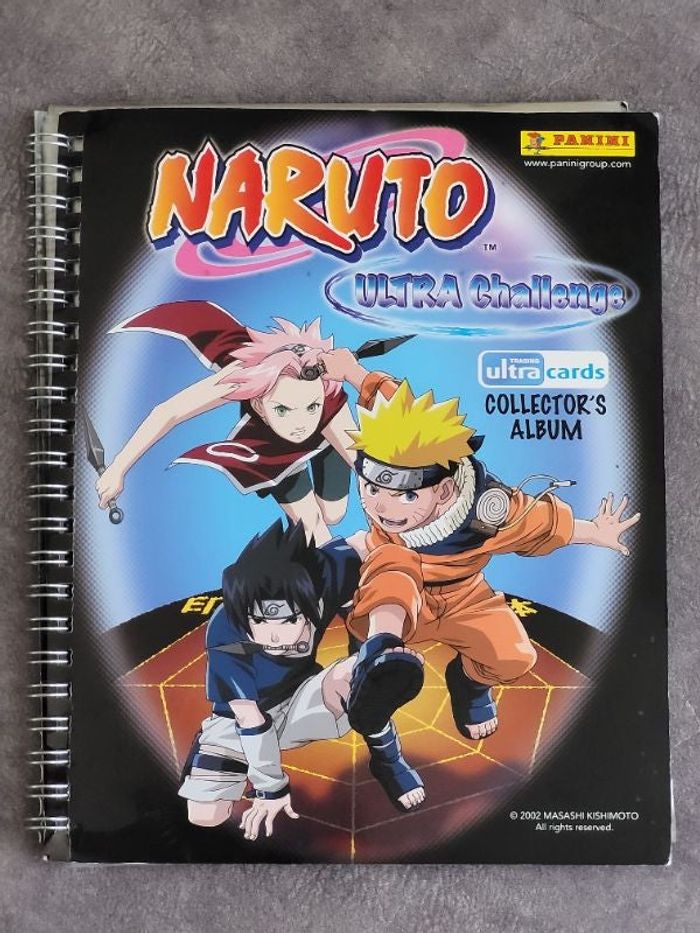 Vends cartes Naruto Panini 1€