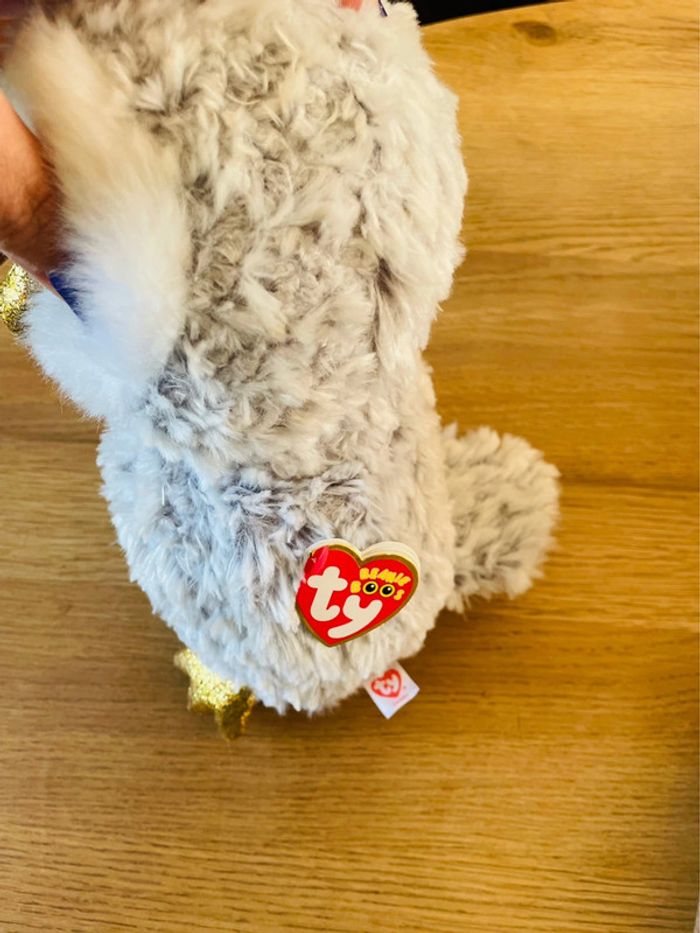 Ty owlete peluche avec étiquette environ 25 cm - photo numéro 2