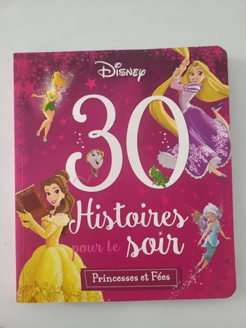 Livre 30 histoires du soir,princesses et fées