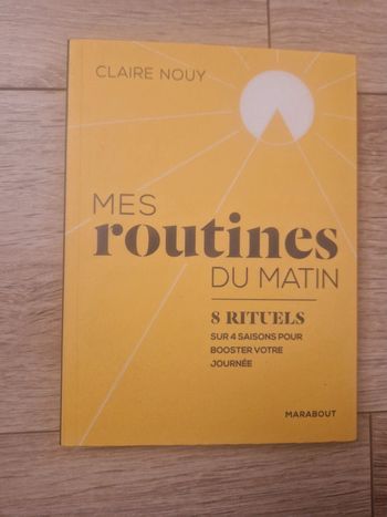 Livre "Mes routines du matin", neuf