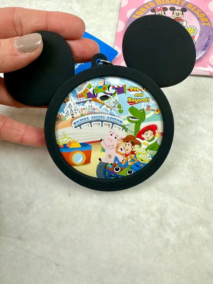 Porte clé porte badge tête de Mickey Tokyo Disneyland import Japon - photo numéro 10