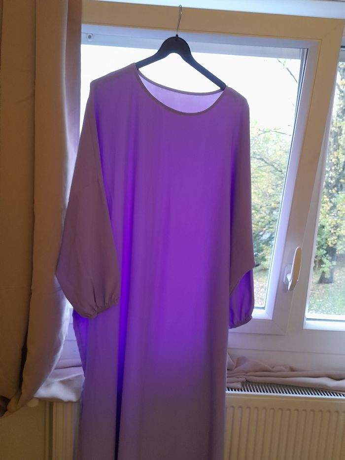 Abaya femme couleur lila