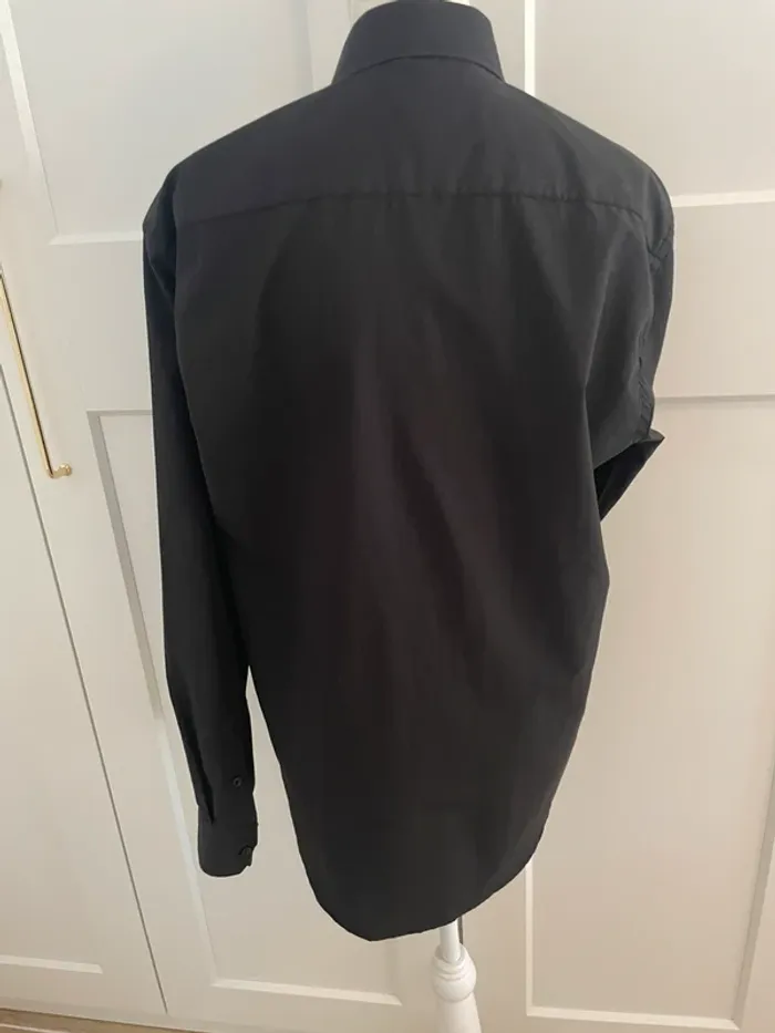 Chemise homme noire, taille L - photo numéro 4