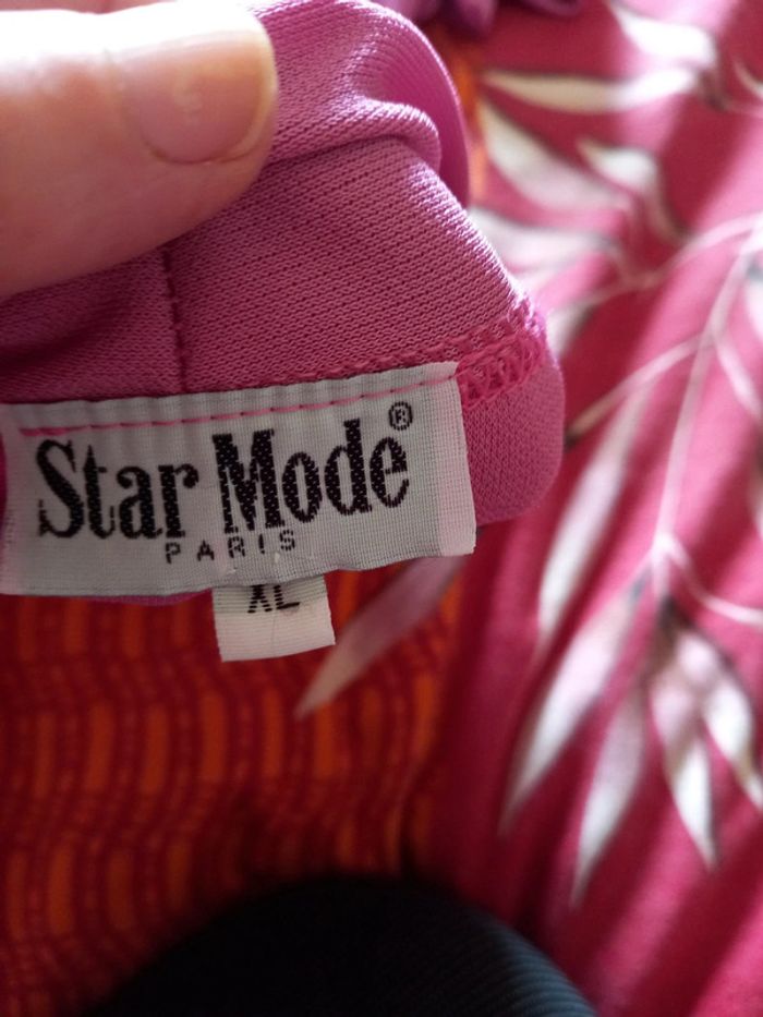 Gilet rose foncé taille XL - photo numéro 3