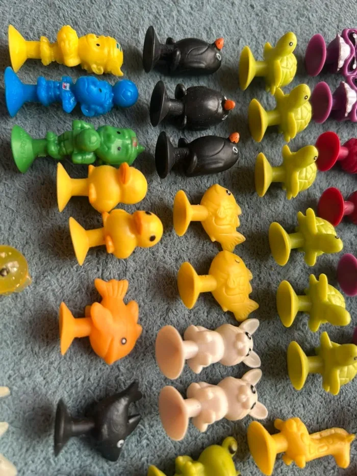 Lot de 68 stickeez Lidl football, animaux monstres ventouse dont 28 doubles - photo numéro 9