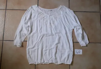 Haut manches 3/4 femme T40