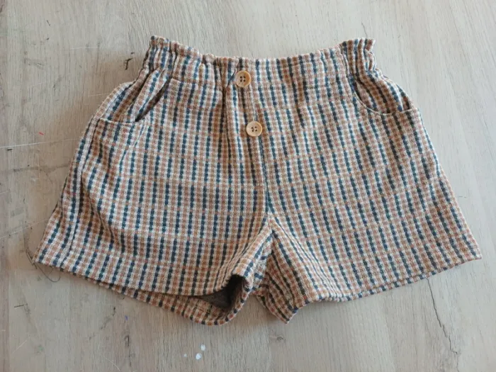 Short gémo carreaux