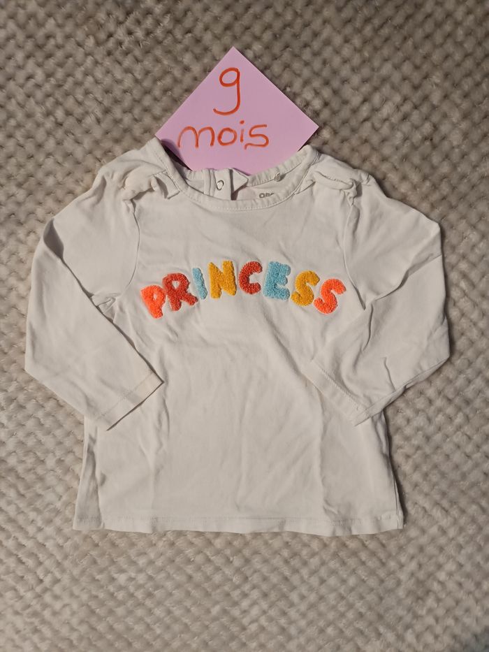 T-shirt Princess 9 mois