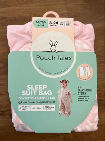(New) sleep suit bag 8-24m 1.0 tog