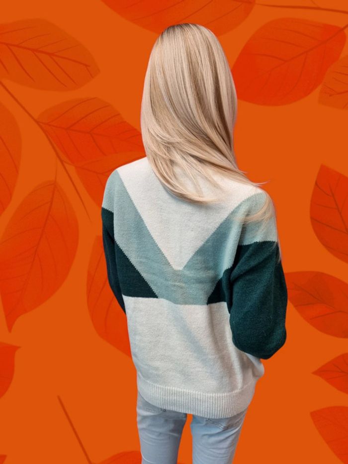 Peace n' Love pull col montant * Taille M/L * - photo numéro 3